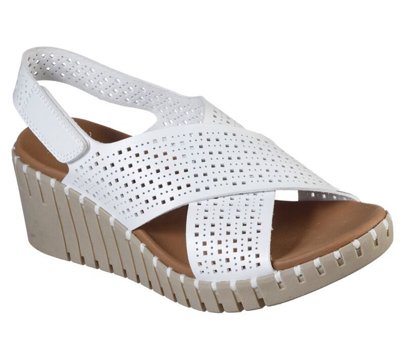 Skechers Pier Ave - Beach Chick - Womens Sandals White [AU-QP7374]